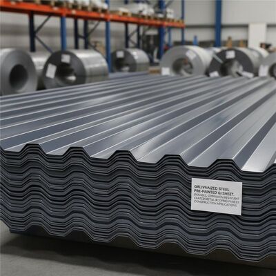 Acero galvanizado Pre-pintado de hoja GI resistente a la corrosión duradera revestidos de metal paneles de techo para aplicaciones de construcción