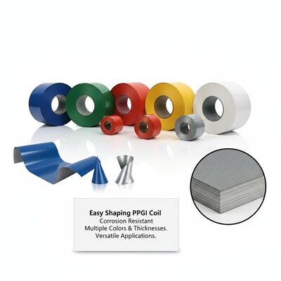 Corrosion Resistant PPGI Steel Coil with Bright Annealed Finish and Custom Length for Versatile Applications