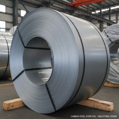 Bobina de tira de acero al carbono recocida o normalizada Bobina de acero laminada plana de precisión laminada en frío para aplicaciones y fabricación industriales