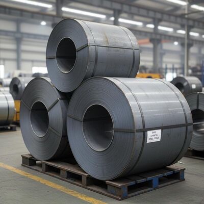 Bobinas de acero al carbono desnudas Condición de entrega enrollada adecuada para la producción de tuberías, tubos y componentes de acero estructural