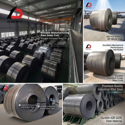 Bobina de acero al carbono laminado en caliente S355JR EN 10025 para estructuras, 355MPa de límite elástico, 1.5-20mm, para fabricación de maquinaria de construcción