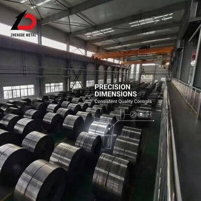 Componentes de precisión de ultra delgado 0.2 mm bobina de acero al carbono laminada en frío DC01 SPCC Tolerancia estrecha 600-1250 mm