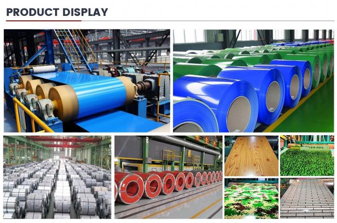 ASTM A653 SGCC bobina de acero galvanizado prepintado y sumergido en caliente 8
