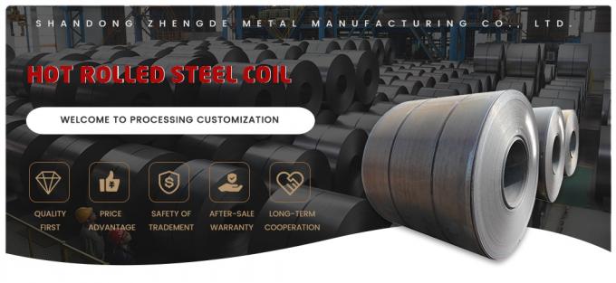 Envase de acero al carbono ASTM HRC Full Hard Hot Rolled Coil de acero negro recocido 0