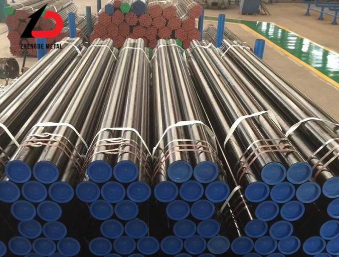 ASTM A53 A106 Lista grande 40 Gr B ERW Tubo de acero al carbono para tuberías de petróleo y gas 2