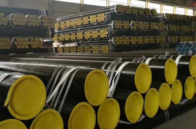 ASTM A53 A106 Lista grande 40 Gr B ERW Tubo de acero al carbono para tuberías de petróleo y gas 5