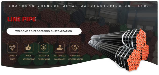 Excelente calidad y precio competitivo A333 X42/X52/X56/X60/65 X70 tubo de acero API personalizado para transporte por tubería, tubo de caldera 0