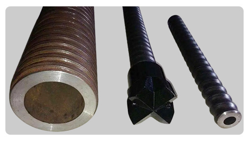 Alta calidad de alta resistencia de acero de rosca completa de auto-perforación de anclaje de tornillo de anclaje hueco / barra de anclaje hueco / barras de anclaje para la industria minera 6