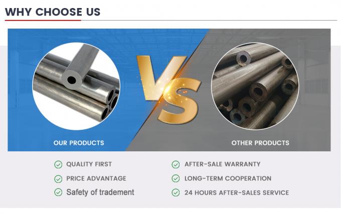 Q235 Tubos de acero de 4 mm Tubos laminados en frío Tubo de acero al carbono de precisión 10