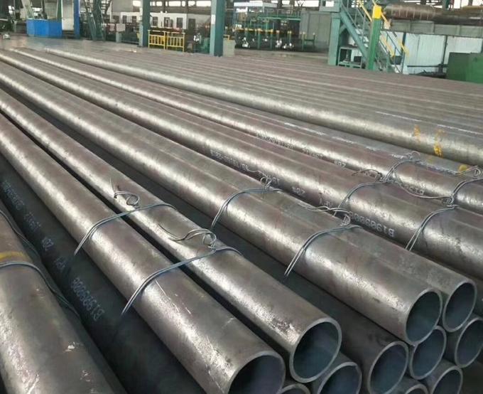 Pipa de acero al carbono sin costura de precisión St52, St35, St42, St45, X42, X52 laminada en caliente 5
