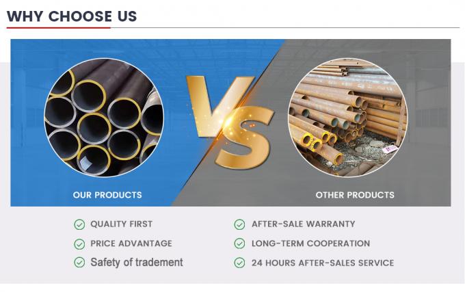 Pipa de acero al carbono sin costura de precisión St52, St35, St42, St45, X42, X52 laminada en caliente 6