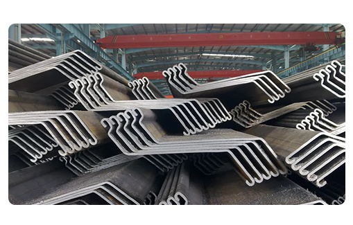 Tipo Z pilas de chapa laminadas en caliente OEM para construcción de puertos y fundación profunda 5