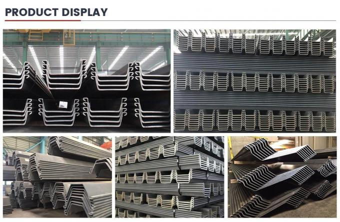 Tipo Z pilas de chapa laminadas en caliente OEM para construcción de puertos y fundación profunda 7